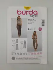 Burda Sewing Pattern 7235 Women's Jumpsuit Pattern Size US 6-20 EUR 16-23 NEW