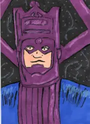 GALACTUS Sketch Card by Korey Watkins - Fantastic Four, Silver Surfer