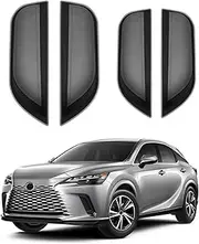 Sunsdrew 2025 Upgrade 4PCS Lexus RX Door Side Storage Box,Front and Rear Door Insert Tray Organizer for 2023 2024 2025 Lexus RX Car Door Accessories