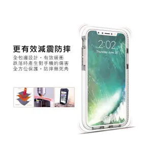 雙色透明防摔手機殼 適用iPhone6 6s iPhone7 iPhone8 Plus 保護殼 保護套 防摔殼 透明殼