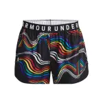 【UNDER ARMOUR】UA 女 PRIDE PLAY UP 短褲_1379041-001(黑)