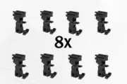 8X From Bracket Umbrella Holder Flash Hot Shoe Mount Adapter Light Stand