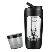 Electric Shaker Bottle 650ml Rechargeable Powerful with Powder Compartment for Smooth Protein Shakes Supplement Storage