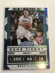 2020 Contenders Draft Picks ZACH LaVINE Game Ticket Green Explosion UCLA #25