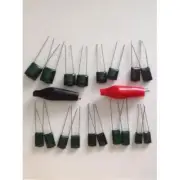Guitar Tone Capacitor Value Test Set 2 each of 9 Values Plus Alligator Clips