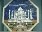 24" White Marble Table Top Taj Mahal Lapis Lazuli Center Table Top Home Decor