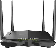 Tenda V12 Modem Router (AC1200 300 Mbit/s at 2.4GHz + 867 Mbit/s at 5GHz, 3X gigabit LAN Port +1x gigabit WAN) beamforming, Supported VPN/IPTV/IPv6/ WPS|100-240V |50/ 60Hz ≤ 18W Power Consumption