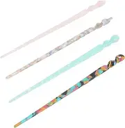 Ipetboom 4pcs Hairpin Barrettes for Women Hair Accesories Headwear for Women Chinese Hair Womens Hair Accessories Hair Stick Women Hair Chopsticks Vintage Style Hair Accessories Fashion