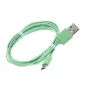 6FT LONG MICRO USB CABLE FAST CHARGER POWER CORD SYNC WIRE GREEN For CELL PHONES
