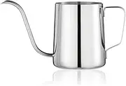 Coffee Tea Pot Kettle Stainless Steel Gooseneck Long Narrow Drip Spout Coffee Tea Pot 350ml Silver Without Lid