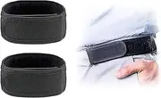 Lyvixora No Buckle Elastic Belts, Soft Adjustable Belt, Elastic Invisible Side Waist Belt – Fits 1.5-Inch Belt Loops, Comfortable and Easy to Use, Set of 2 (Small)
