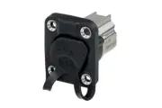 Neutrik NE8FDX-Y6-W etherCON CAT6 sub A /sub Series - D-shape CAT6A panel co...