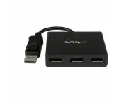 Star Tech DisplayPort to DisplayPort Multi-Monitor Splitter BLK 4K For PC/Laptop