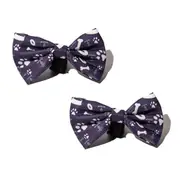 2x AFL Fremantle Dockers Bowtie Dog Necktie Ribbon Collar Neck Accessory OS