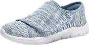 [Eagsouni] Diabetic Shoes Women Men Lightweight Wide Velcro Walking Shoes Breathable Orthopaedic Bandage Shoes Sandals Seniors Slippers Health Shoes