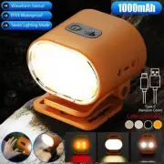 USB Rechargeable Magnetic LED Sensor Headlamp Hat Cap Clamp Light Wristband Lamp