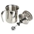 Milk Frother Frothing Jug Mug Manual Pitcher Stainless Steel Baby