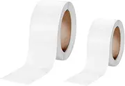 jojofuny 2Rolls Transparent Round Sealing Stickers for Present Packaging Adhesive Labels for Crafting Multipurpose Seal Stickers Strong Adhesiveness for Smooth