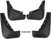 Mud Flaps Set, 4Pcs Car Mud Flaps Front Rear Left Right Prevent Collision Black Guard for XC60 2018 to 2023