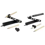 Durable Multi-purpose Woodworking Scribing Tool Construction Pencil Adjustable