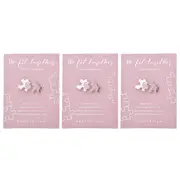 3PK Gibson Gifts Equilibrium Silver Pin/Brooch We Fit Together Women Accessory
