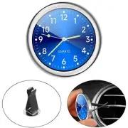 Mini Luminous Car Clock 1.5 In Metal Round Vehicle Decorative Clock For NEW