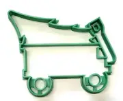 CHRISTMAS TREE WAGON HOLIDAY SEASON COOKIE CUTTER USA PR4422