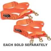 RPR Hunting Gear Orange Hound Lead Featuring Brass Swivel Eye Snap Hooks