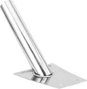ifundom Stainless Steel Flag Pole Holder Bracket Wall Mounted Flag Display Bracket for Outdoor Use Easy Installation Durable Metal Construction for Holiday Decorations