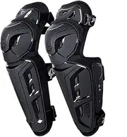 Scoyco 2Pcs Motorcycle Knee Shin Guard Pads for Men Anti-slip 2 in 1 Protector Adjustable Motocross Knee Protection Armor Racing Protective Gear