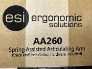 ESI Keyboard Platform Mount & Articulating Arm AA260