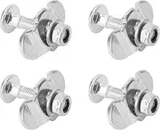 L Track Threaded Screw Double Stud Fitting Set:Convenience Mounting,Ideal for Truck Bed Trailer Cargo Control Pickup Rv and ATV Applications