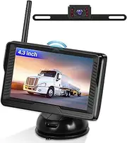 4.3-inch IPS Screen Wireless Reverse Camera Anti-interference Long Range IP69 Waterproof Infrared Night Vision High-performance Chip