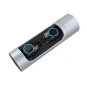 Touch Control True wireless bluetooth 5.0 Earphone Mini HiFi Stereo IPX6 Waterproof Headphone GREY COLOR