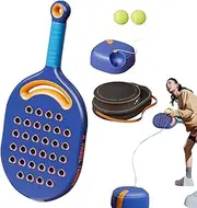 Tennis Trainer Rebounder - Solo Tennis Rebound Ball with String,Portable Tennis Training Kit with Long Elastic Rope for Adults, Beginners