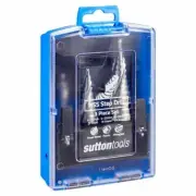 Sutton D504SET3 Step Drill HSS Spiral 4-12mm, 4-20mm and 4-30mm (9 to 14 Steps)