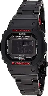 CASIO Men's G-Shock Bluetooth Solar Multiband-6 Digital Watch, Black Dial, Black Band