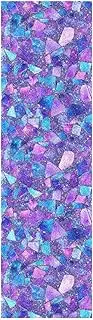 Amooorous Marble Stones Purple Blue Grip Tape Skateboard Design Grippy Grip Tape for Scooter Anti Slip Cruiser Griptape 33×9 Inch