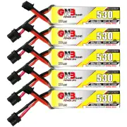 Gaoneng GNB 7.6V 530mAh 90C 2S LiHV Lipo Battery XT30 Plug for Happymodel Mobula 8 Sub250 Nanofly20 Mobula8 TinyGo CRUX3