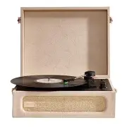 Coryphaeus Vinyl Record Player 3-Speed Bluetooth Input and Flora Engraved