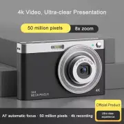 4K Ultra HD Digital Camera 50 MP 2.88 in Ips Scherm 8x Zoom Macro Digital Camera