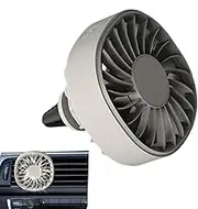 Car Vent Clip Fan | Portable Fan for Car,3 Adjustable Wind Speeds, Electric Hot Weather Cooling Device with LED Lights for Vehicles