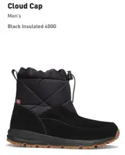 Danner Men's Cloud Cap 7" Black 400G Waterproof Snow Winter Boots Shoes 10.5