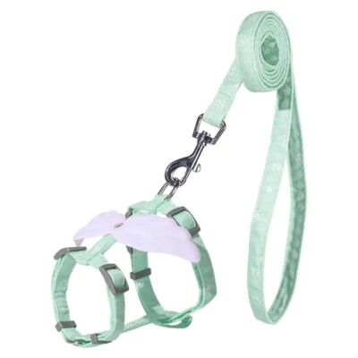 Adjustable Cats Leashes Cats Harness and Leashes for Walking Escape Proof No