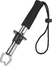 WADY Professional Fish Lip Gripper Holder, Portable Stainless Steel Fish Lip Grip, Fishing Lip Grip, Fish Grabber, Durable Fish Gripper, Fish Holder, Secure Fish Lip Gripper for Fishing Enthusiasts