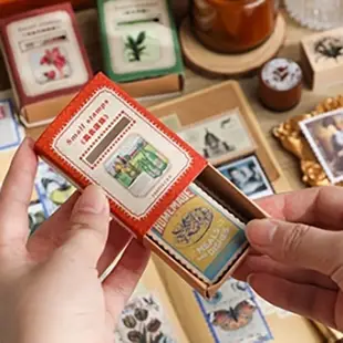 【CHL】復古郵票手賬貼紙 夢的未來系列 手賬貼紙 復古 人物 小貼畫 手機殼 DIY 郵票造型 素材貼
