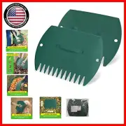Large Leaf Scoops with Adjustable Handles - Efficient Yard Work Essentials