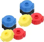NULYLU 8pcs Cymbal Replacement Nut: Plastic Quick Release Cymbal Drum Nut for Percussion Drum Fixing Repair Maintenance Accessories