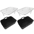 Convenient Grilling Rack Baking Liners Air Fryer Tray Silicone Air Fryer Basket