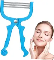 HONMEET Portable Facial Hair Remover Spring Epilator Lightweight Threading Tool for Women Smooth Skin for Forehead Cheeks Upper Lip and Chin Easy to Use Travel Friendly Beauty Tool